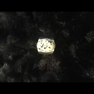 Rare Silpada R0644 zebra jasper ring size 8